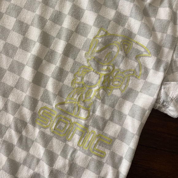 BOYS SONIC THE HEDGEHOG HOODIE + TSHIRT BUNDLE - Picture 3 of 4